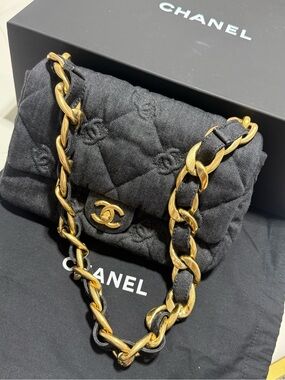 Chanel Black Denim